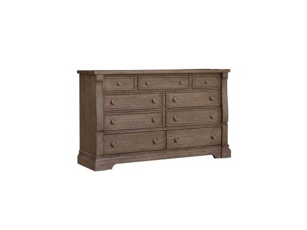 Samuel Lawrence Lawson's Creek 9-Drawer Dresser in Weathered Oak