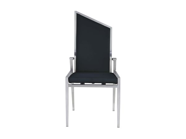 Chintaly Imports Nala Contemporary Motion-Back Side Chair in Black