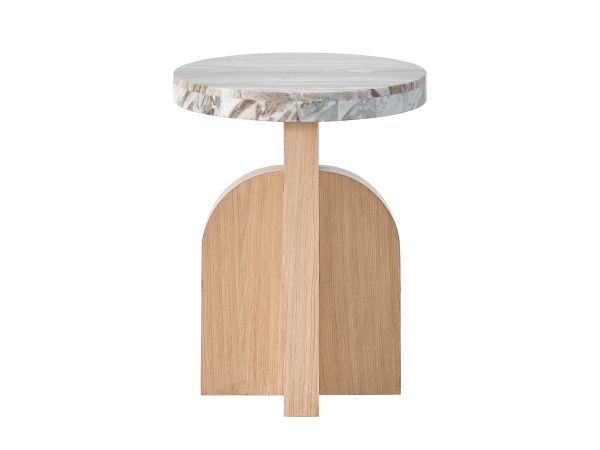 Nomad Riverine Accent Table in Oak