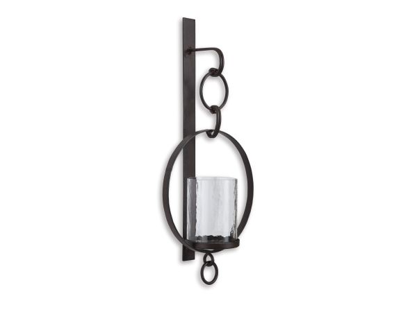 Ashley Furniture Ogaleesha Wall Sconce in Brown
