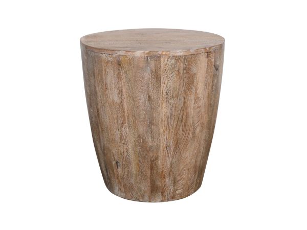 Origins Drum Table in Washed Sand