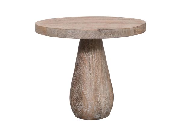 Origins Pull Up Pedestal Table in Washed Sand