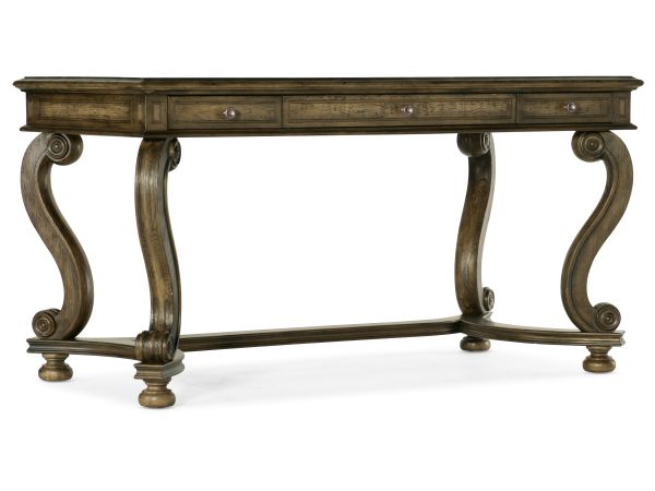 Hooker Furniture Vera Cruz Writing Desk in Medium Wood