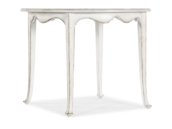 Hooker Furniture Charleston Breakfast Table in Magnolia White