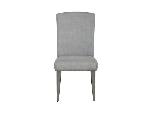 Liberty Furniture Palmetto Heights Uph Side Chair in Driftwood