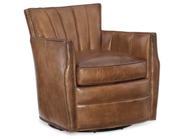 Hooker Furniture Carson Swivel Club Chair