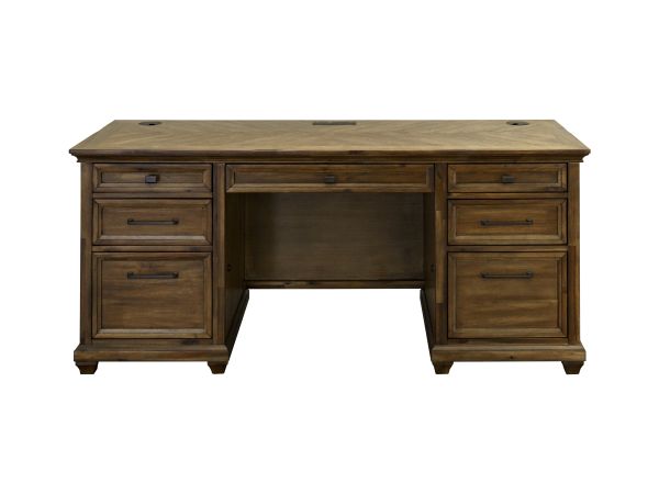 Porter Traditional Credenza in Brown