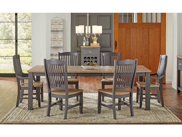 A-America Port Townsend Leg Table Dining Room Set