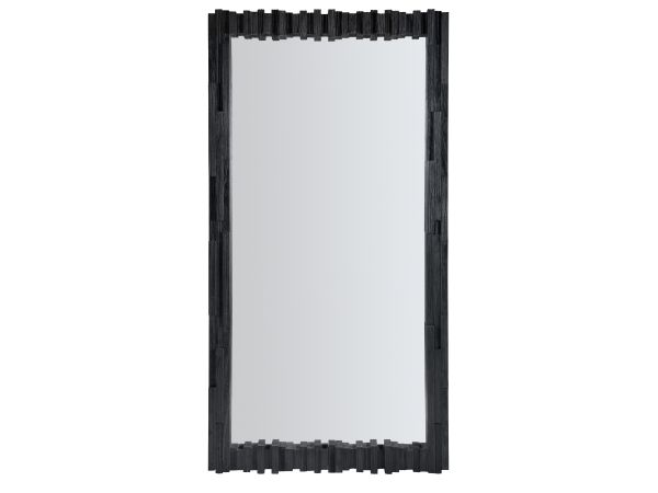 Hooker Furniture Chapman Shou Sugi Ban Floor Mirror in Blacks