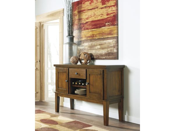 Ashley Furniture Ralene Dining Server in Medium Brown