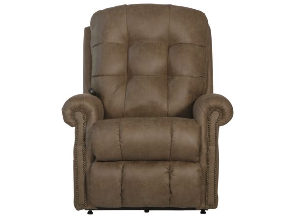 Ramsey Pwr Lift Lay Flat Recliner w/ Heat & Massage in Silt