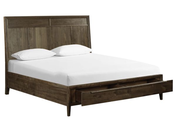 A-America Ralston Storage Bed in Dark Amber 