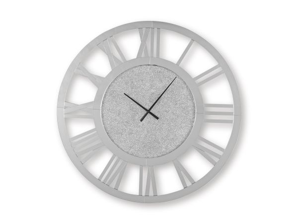 Ashley Furniture Reinport Wall Clock in Mirror