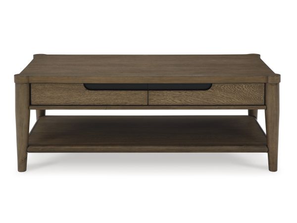 Ashley Furniture Roanhowe Coffee Table in Brown