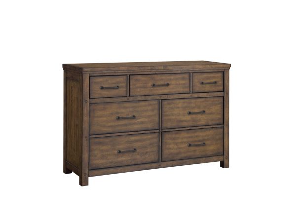Samuel Lawrence Cambridge 7-Drawer Dresser in Rich Warm Brown finish