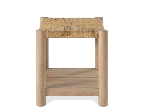 Riverside Furniture Rosalie Rectangle End Table in Hemlock