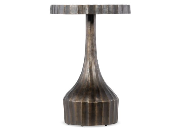 Hooker Furniture Commerce and Market Ferrous Accent Table in Browns