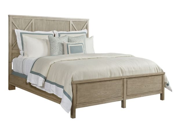 West Fork Canton Panel Bed in Aged Taupe