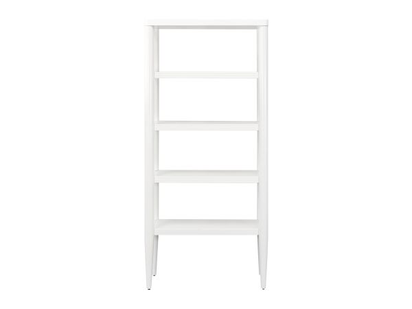 Shasta Contemporary 77″ H Open Etagere in White