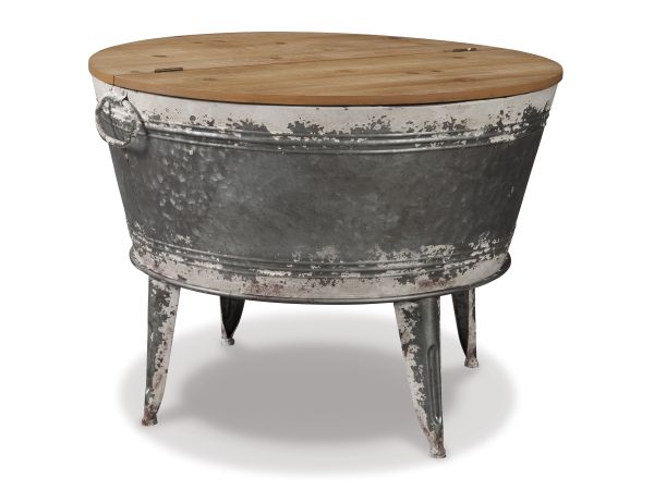 Ashley Furniture Shellmond Coffee Table With Storage in Two-tone
