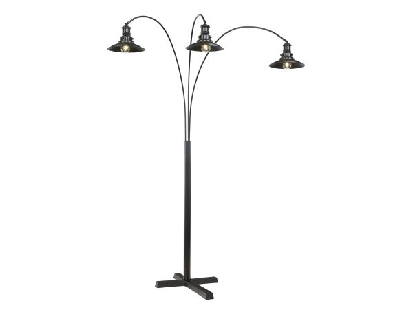 Ashley Furniture Sheriel Floor Lamp in Black