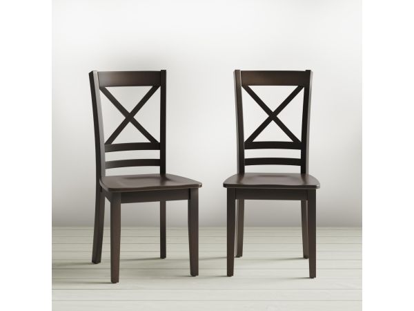 Simplicity X Back Chair in Espresso