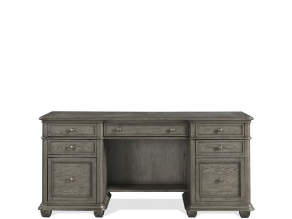 Riverside Furniture Sloane Credenza in Gray Wash