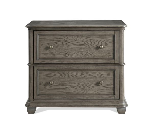 Riverside Furniture Sloane Lateral File Cabinet in Gray Wash