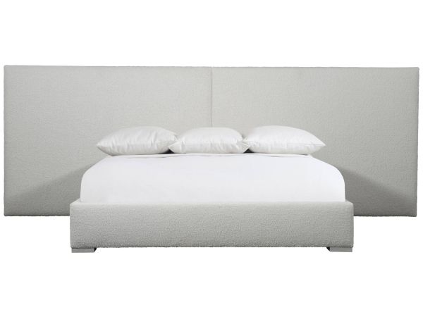 Bernhardt Furniture Solaria Wall Panel Bed King in Bone