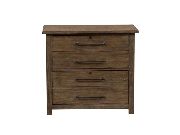 Liberty Furniture Sonoma Road Lateral File in  Weathered Beaten Bark