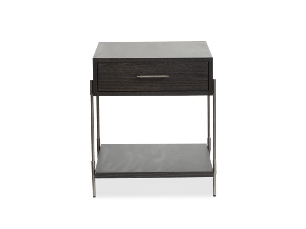 Magnussen Spencer Rectangular End Table in Dark Briarsmoke