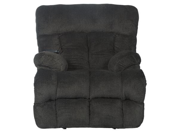 Sterling Pwr Headrest/Lumbar Pwr Lay Flat Recliner w/Heat & Massage in Pewter