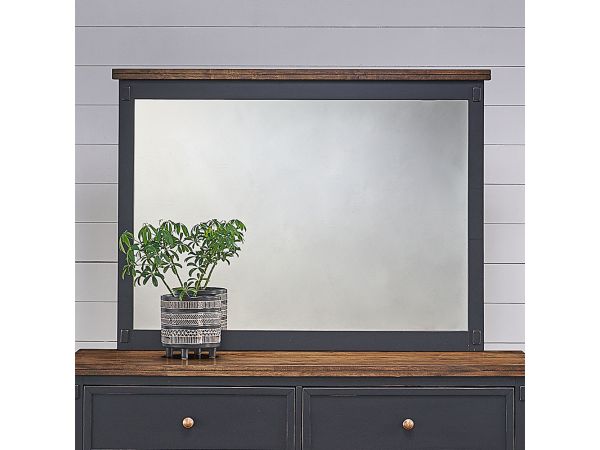 A-America Stormy Ridge Mirror in Chickory Black 