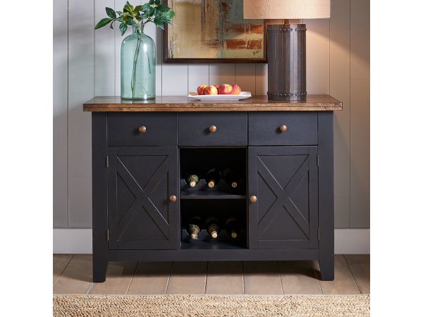 A-America Stormy Ridge Server in Chickory Black 