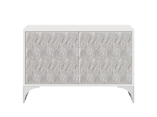 Bernhardt Furniture Stratum Door Chest in Mist/Fossil