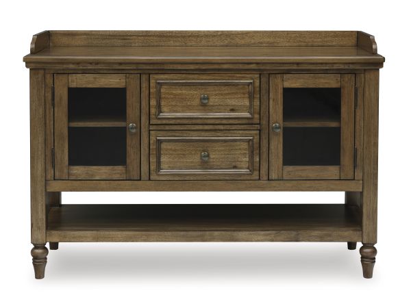 Ashley Furniture Sturlayne Dining Server in Brown