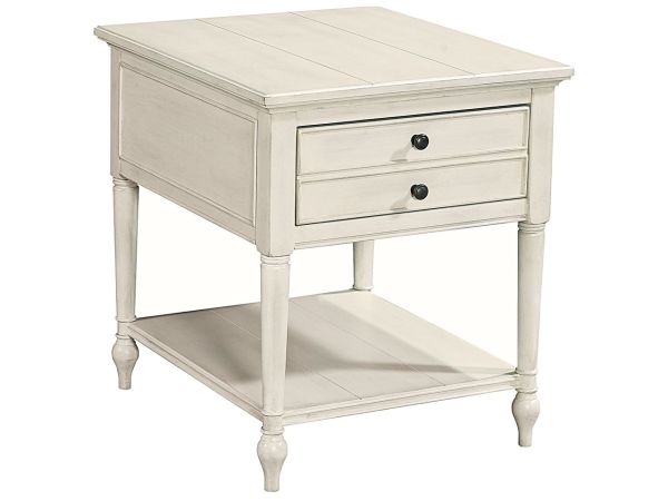 Summer Hill Cotton End Table in Cotton