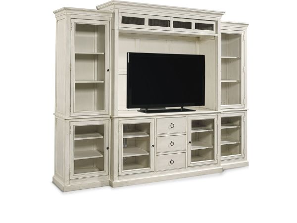Summer Hill Home Entertainment Wall System in Cotton