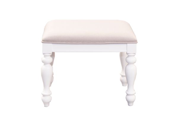 Liberty Furniture Summer House I Vanity Stool in Oyster White