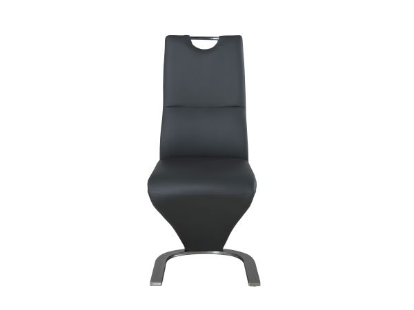Chintaly Imports Suri Contemporary Handle-Back Side Chair in Gray