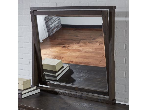 A-America Sun Valley Mirror in Charcoal 