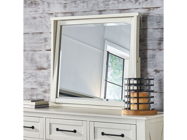 A-America Sun Valley Mirror in White