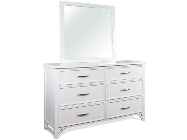 Riverside Furniture Talford Cotton 6-Drawer Dresser in Cotton