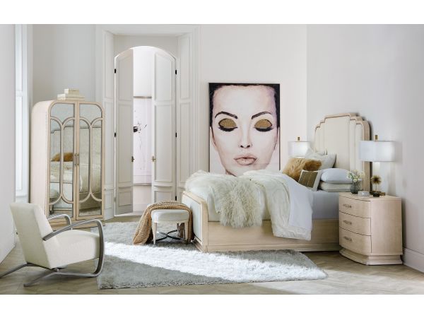 Hooker Furniture Nouveau Chic Upholstered Bedroom Set