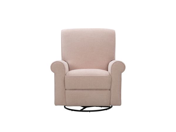 Tegan Swivel Recliner in Marci Pink