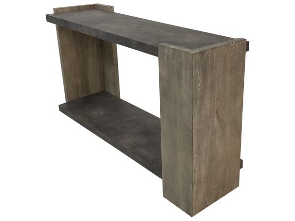 Riverside Furniture Trenton Sofa Table in Bianca