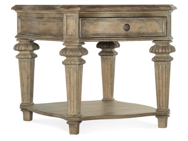Hooker Furniture Castella End Table in Medium Wood
