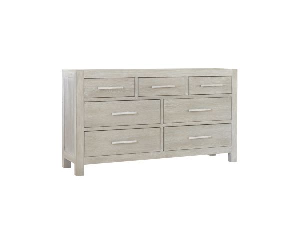 Samuel Lawrence Millwork 7-Drawer Dresser in Barnwood Gray
