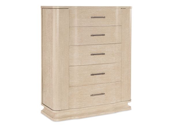 Hooker Furniture Nouveau Chic Five Drawer Chest in Light Wood