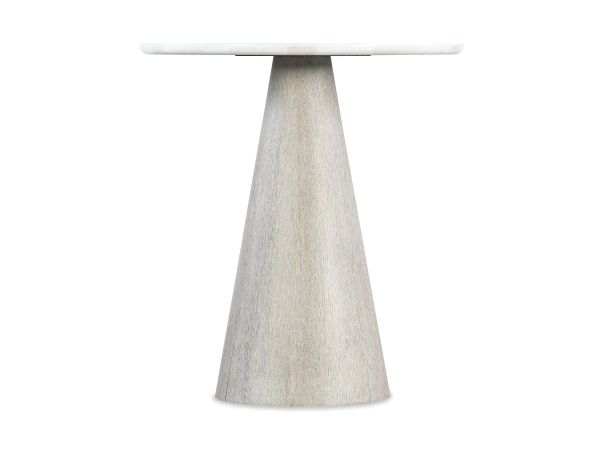 Hooker Furniture Modern Mood Round Accent Table in Light Wood